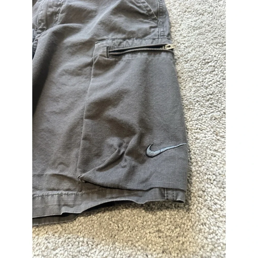 Nike Gray Y2K Cargo Shorts‎